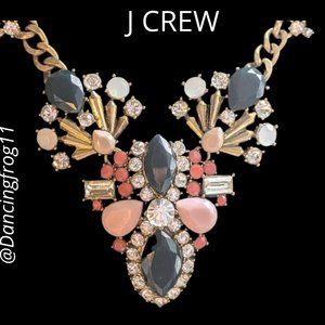 J. Crew multicolor crystal necklace